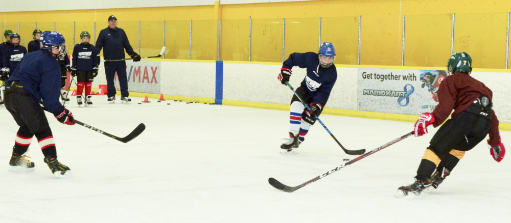 Youths at Hockey Camp