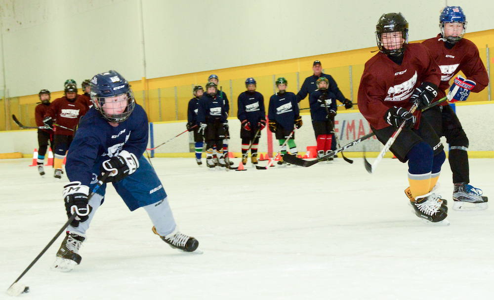 SKATING, SHOOTING, SCORING, GAME PLAY COMBO